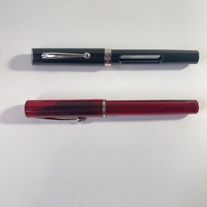 Sheaffer Fountain Pen Set in Black and Red Vintage